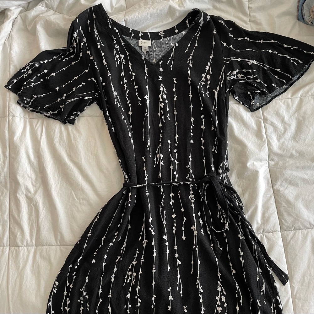 A New Day Tie Swing Dress
